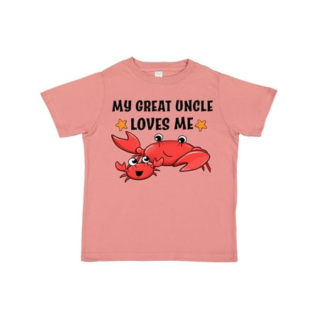 Inktastic My Great Uncle Loves Me- cute crab family Gift Toddler Boy or Toddler Girl T-Shirt
Inktastic My Great Uncle Loves Me- cute crab family Gift Toddler Boy or Toddler Girl T-Shirt