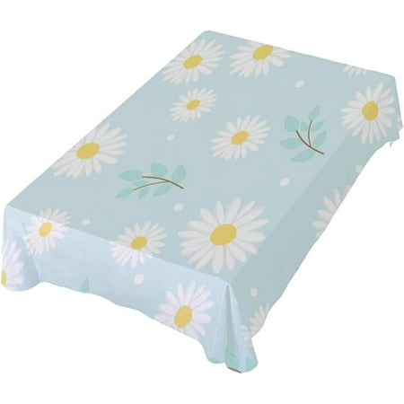 Hyjoy 54x72inch Outdoor & Indoor Rectangle Tablecloth Beautiful Little Daisies Dinner Table Cover for Patio Picnic Holiday Party
Hyjoy 54x72inch Outdoor & Indoor Rectangle Tablecloth Beautiful Little Daisies Dinner Table Cover for Patio Picnic Holiday Party