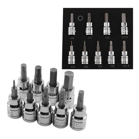BAMILL 9pcs/set Allen Key Sockets Hex Bit Socket Set 3/8 Drive & Drill Metric 2-10mm
BAMILL 9pcs/set Allen Key Sockets Hex Bit Socket Set 3/8 Drive & Drill Metric 2-10mm