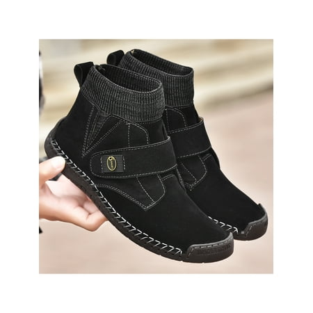 Daeful Men Short Boots Mid Top Bootie Retro Ankle Boot Mens Breathable Comfortable Plush Lined Shoes Black 10.5
Daeful Men Short Boots Mid Top Bootie Retro Ankle Boot Mens Breathable Comfortable Plush Lined Shoes Black 10.5