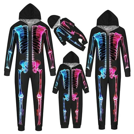 EFGYYF Matching Family Pajamas Parent Child Outfit Fluorescent Skeleton Printed Hooded Zipper Home Jumpsuit(Infant) Mother Daughter Matching Pajamas Infant-Black 6-9 Months
EFGYYF Matching Family Pajamas Parent Child Outfit Fluorescent Skeleton Printed Hooded Zipper Home Jumpsuit(Infant) Mother Daughter Matching Pajamas Infant-Black 6-9 Months