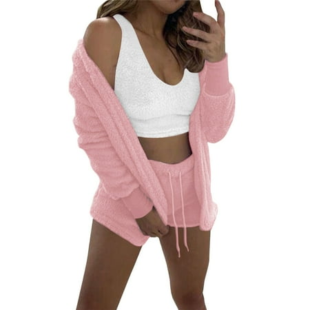 wofedyo pajamas for women Wear Plush Home Wear 3 Piece Pajamas Long Sleeved Shorts Sports Suit silk pajamas for women
wofedyo pajamas for women Wear Plush Home Wear 3 Piece Pajamas Long Sleeved Shorts Sports Suit silk pajamas for women