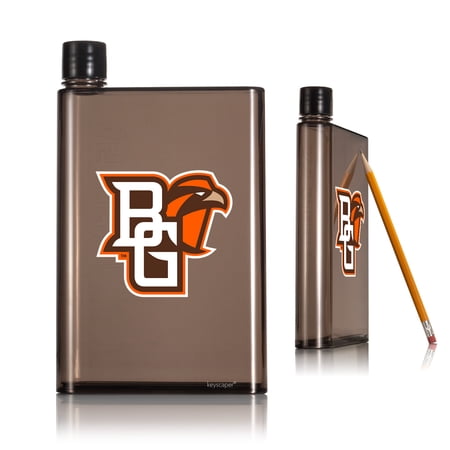 Bowling Green State 14oz A5 Smoke Flat Water Bottle