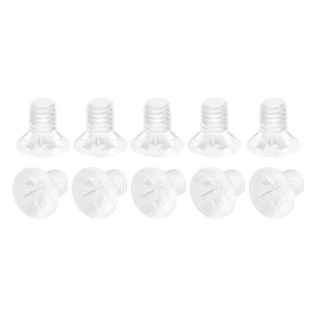 Uxcell M3x4mm Plastic Phillips Machine Screws PC Flat Head Machine Bolts 25 Pack
Uxcell M3x4mm Plastic Phillips Machine Screws PC Flat Head Machine Bolts 25 Pack