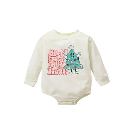 sdghg Baby Girl Boy Romper Long Sleeve Round Neck Christmas Tree Letters Print Buttons Decoration Spring Short Jumpsuit
sdghg Baby Girl Boy Romper Long Sleeve Round Neck Christmas Tree Letters Print Buttons Decoration Spring Short Jumpsuit