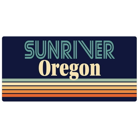 Sunriver Oregon 5 x 2.5-Inch Fridge Magnet Retro Design