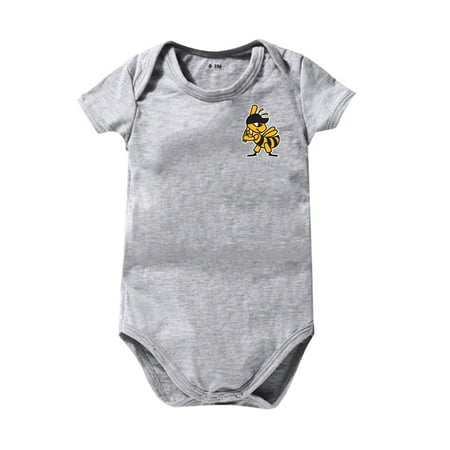 Toddler Baby Girls Climbing Clothes Summer Solid Color Cartoon Bee Baseball Print And Short Sleeved Playsuit Baby For 3-6 Months
Toddler Baby Girls Climbing Clothes Summer Solid Color Cartoon Bee Baseball Print And Short Sleeved Playsuit Baby For 3-6 Months
