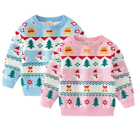 KYAIGUO Kids Cotton Christmas Sweater for Toddler Boys Girls Pullover Sweater Top Autumn Winter Clothes for 2-7Y
KYAIGUO Kids Cotton Christmas Sweater for Toddler Boys Girls Pullover Sweater Top Autumn Winter Clothes for 2-7Y