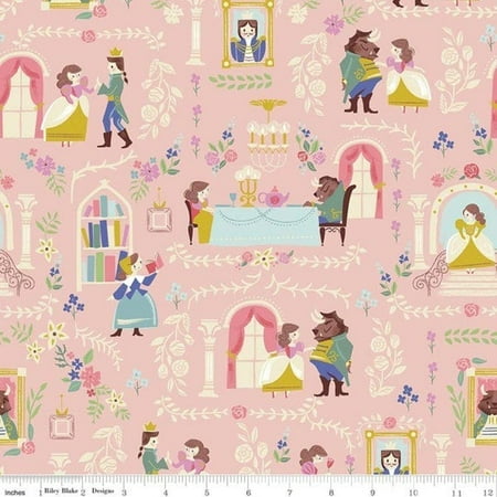 Handmade Placemat or Table Runner Beauty and the Beast Pink 
Handmade Placemat or Table Runner Beauty and the Beast Pink