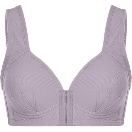 Womens Bra. Full Figure Magic Lift Plus Size Seamless Wirefree Front Close Sports Bra. Padded Comfort Bra for Women
Womens Bra. Full Figure Magic Lift Plus Size Seamless Wirefree Front Close Sports Bra. Padded Comfort Bra for Women