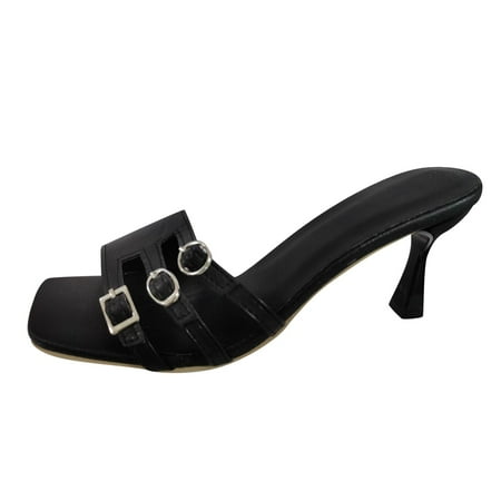 nsendm Womens High Heels Size 7.5 Sandals On Shoes Womens Breathable Heels Casual High Knee High Boot Heels for Women Black 9.5
nsendm Womens High Heels Size 7.5 Sandals On Shoes Womens Breathable Heels Casual High Knee High Boot Heels for Women Black 9.5