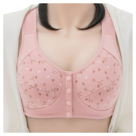 Bra 2PC Women s Plus-Size Printed Front Button Vest Comfort Bra Underwear Cotton no underwire sports bra Pink
Bra 2PC Women s Plus-Size Printed Front Button Vest Comfort Bra Underwear Cotton no underwire sports bra Pink