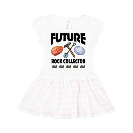 Inktastic Future Rock Collector Gift Toddler Girl Dress