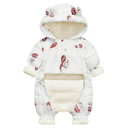 Avamo Newborn Loose Fleece Hooded Jumpsuit Winter Warm Casual Coat Infant Button Down Home Outwear Beige 90
Avamo Newborn Loose Fleece Hooded Jumpsuit Winter Warm Casual Coat Infant Button Down Home Outwear Beige 90