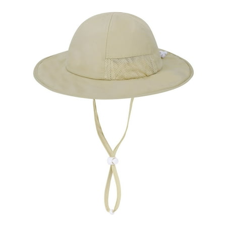 Toddler Sun Hat UPF 50+ Wide Brim Adjustable Sun Protection Hat for 12-24 Months Child Beige
Toddler Sun Hat UPF 50+ Wide Brim Adjustable Sun Protection Hat for 12-24 Months Child Beige