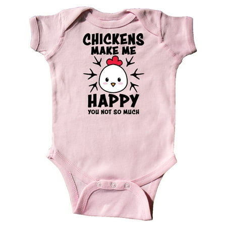 Inktastic Chickens Make Me Happy You Not So Much Gift Baby Boy or Baby Girl Bodysuit
Inktastic Chickens Make Me Happy You Not So Much Gift Baby Boy or Baby Girl Bodysuit