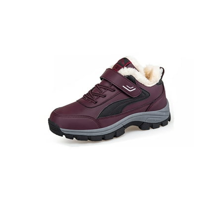 Rotosw Mens Winter Boots Plush Lined Snow Boot Soft Sole Warm Booties Breathable Comfort Casual Walking Shoes Driving Slip Resistant Ankle Bootie Purple 5.5
Rotosw Mens Winter Boots Plush Lined Snow Boot Soft Sole Warm Booties Breathable Comfort Casual Walking Shoes Driving Slip Resistant Ankle Bootie Purple 5.5