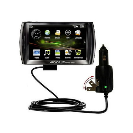 Intelligent Dual Purpose DC Vehicle and AC Home Wall Charger suitable for the Archos 5 Internet Tablet with Android - Two critical functions, one uniq Intelligent Dual Purpose DC Vehicle and AC Home Wall Charger suitable for the Archos 5 Internet Tablet with Android - Two critical functions, one uniq
