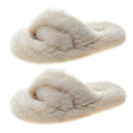 Plush Female Soft Thick Bottom Cotton Slippers Sub Imitation Rabbit Hairy Slippers Hair Cross Cotton Slippers WHITE 37
Plush Female Soft Thick Bottom Cotton Slippers Sub Imitation Rabbit Hairy Slippers Hair Cross Cotton Slippers WHITE 37