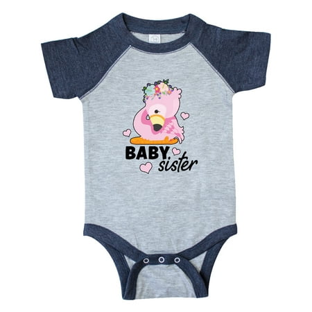 Inktastic Cute Flamingo Baby Sister with Hearts Gift Baby Boy or Baby Girl Bodysuit
Inktastic Cute Flamingo Baby Sister with Hearts Gift Baby Boy or Baby Girl Bodysuit