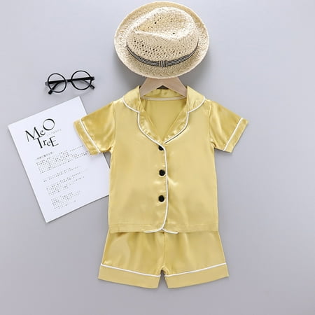 AURIGATE Toddler Kids Baby Boys Girl Solid Pajamas Sleepwear T shirt Shorts Clothes Set Clearance
AURIGATE Toddler Kids Baby Boys Girl Solid Pajamas Sleepwear T shirt Shorts Clothes Set Clearance