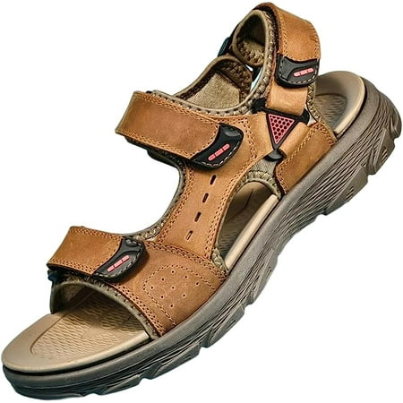 DabuLiu Men Hiking Sandals Non Slip Comfortable Breathable Leather Beach Water Shoes Casual Outdoor Athletic Climbing Sandal
DabuLiu Men Hiking Sandals Non Slip Comfortable Breathable Leather Beach Water Shoes Casual Outdoor Athletic Climbing Sandal