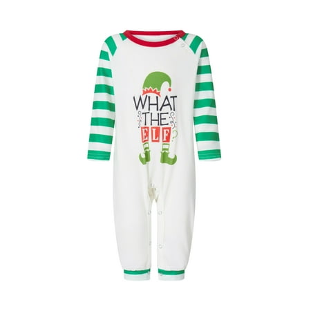 AMILIEe Matching Family Christmas Pajamas Sets Elf Letter Print Tee and Striped Bottom PJ s
AMILIEe Matching Family Christmas Pajamas Sets Elf Letter Print Tee and Striped Bottom PJ s