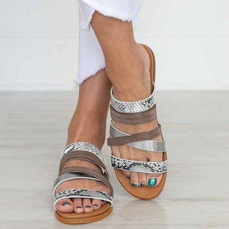 Cathalem Womens Slippers Wide Sandals For Women Ladies Fashion Solid Zebras Stripe Flat Slippers Slippers Womens for House Silver 8.5
Cathalem Womens Slippers Wide Sandals For Women Ladies Fashion Solid Zebras Stripe Flat Slippers Slippers Womens for House Silver 8.5