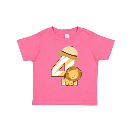 Inktastic 4th Birthday Jungle Safari Lion 4 Year Old Gift Toddler Boy or Toddler Girl T-Shirt
Inktastic 4th Birthday Jungle Safari Lion 4 Year Old Gift Toddler Boy or Toddler Girl T-Shirt