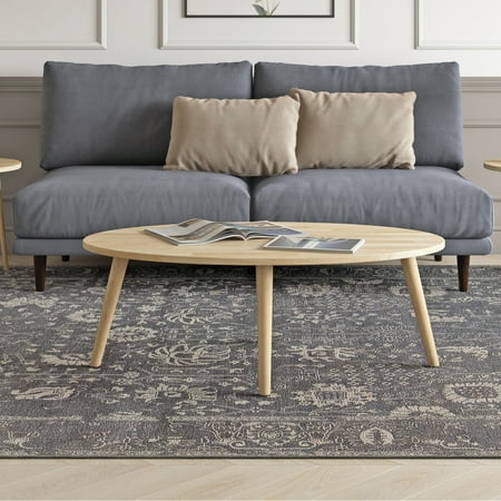 Homesvale Gisele Oval Natural Wood Cocktail Table