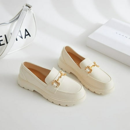 Loafers Women Shoes New In Fashion Luxury Designer Platform Thick Bottom Height Increasing Shoes Metal Chain Slip on Dress Shoes
Loafers Women Shoes New In Fashion Luxury Designer Platform Thick Bottom Height Increasing Shoes Metal Chain Slip on Dress Shoes