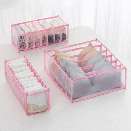 Underwear Organizer Set -Foldable Underwear Drawer Organizer Women Boxes for Clothes Socks Underwear and Bras for Underwear Socks Neckties Scarves and Handkerchiefs-6 /7/11 Compartments
Underwear Organizer Set -Foldable Underwear Drawer Organizer Women Boxes for Clothes Socks Underwear and Bras for Underwear Socks Neckties Scarves and Handkerchiefs-6 /7/11 Compartments