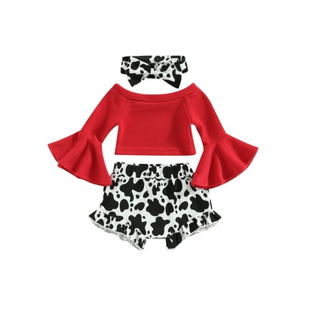 Ma&Baby Little Kids Toddler Baby Girl Outfit Set Flare Sleeve Off-shoulder Tops + Elastic Waist Shorts Set
Ma&Baby Little Kids Toddler Baby Girl Outfit Set Flare Sleeve Off-shoulder Tops + Elastic Waist Shorts Set