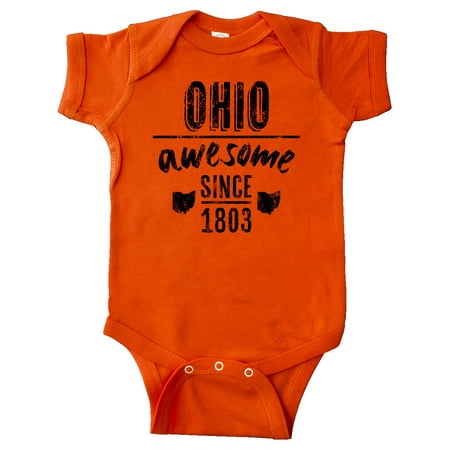 Inktastic Ohio Awesome Since 1803 Gift Baby Boy or Baby Girl Bodysuit