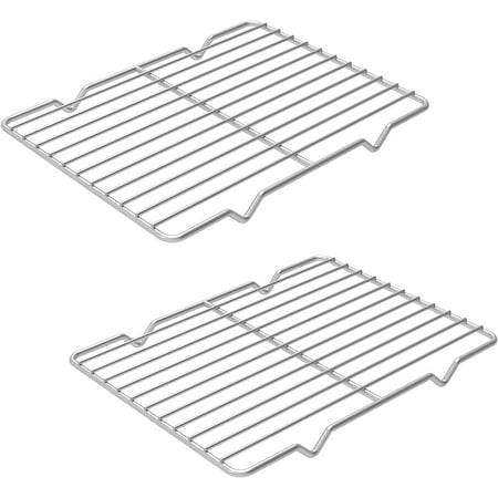 Linkidea Metal Grate Cooling 2 Pack Stainless Steel Baking Cooling Rack Rectangle 8 x 10 Oven Safe Grid Wire Racks for Roasting Disposable Pan
Linkidea Metal Grate Cooling 2 Pack Stainless Steel Baking Cooling Rack Rectangle 8 x 10 Oven Safe Grid Wire Racks for Roasting Disposable Pan