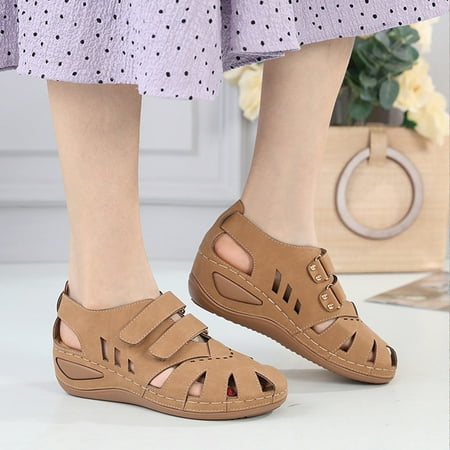Hvyesh Wedge Sandals for Women Casual Summer Sandals With Arch Support Summer Fashion Casual Comfortable Hollowed Out Wedge Sandals Size 9
Hvyesh Wedge Sandals for Women Casual Summer Sandals With Arch Support Summer Fashion Casual Comfortable Hollowed Out Wedge Sandals Size 9
