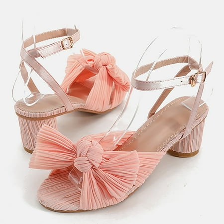 XIAQUJ Women s Summer Thick Heel Satin Bow Round Head Sandals Sandals for Women Pink 8(40)
XIAQUJ Women s Summer Thick Heel Satin Bow Round Head Sandals Sandals for Women Pink 8(40)