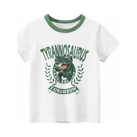 Up to 30% off! Kukoosong Summer Baby Boy Clothes Round Neck Short Sleeve Cotton Fashion English Print T-Shirt White 6-7 Years
Up to 30% off! Kukoosong Summer Baby Boy Clothes Round Neck Short Sleeve Cotton Fashion English Print T-Shirt White 6-7 Years