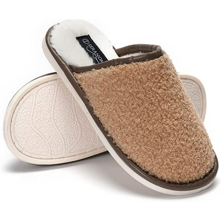 Seranoma Emma Womens House Plush Breathable Lined Memory Foam Anti Slip Slippers Brown
Seranoma Emma Womens House Plush Breathable Lined Memory Foam Anti Slip Slippers Brown