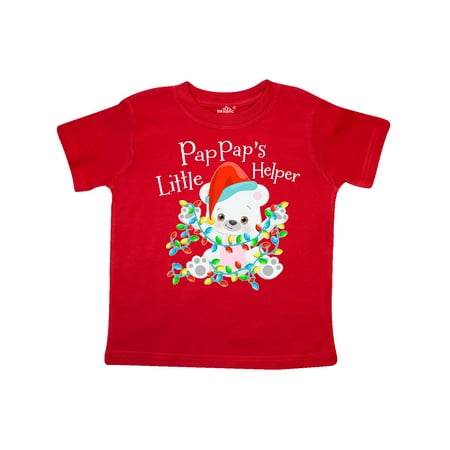 Inktastic Pappap s Little Helper Cute Polar Bear with Christmas Lights Gift Toddler Boy or Toddler Girl T-Shirt
Inktastic Pappap s Little Helper Cute Polar Bear with Christmas Lights Gift Toddler Boy or Toddler Girl T-Shirt