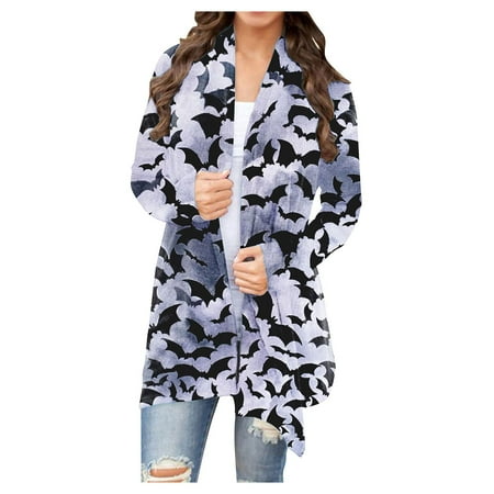 Ziloco Women s Long Sleeve Fashion Casual Halloween Print Cardigan Top Blouse scrub jackets for women
Ziloco Women s Long Sleeve Fashion Casual Halloween Print Cardigan Top Blouse scrub jackets for women