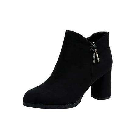 Gomelly Women Comfort Ankle Boots Chunky Heel Shoes Party Office Fashion Rhinestones Black 6.5
Gomelly Women Comfort Ankle Boots Chunky Heel Shoes Party Office Fashion Rhinestones Black 6.5
