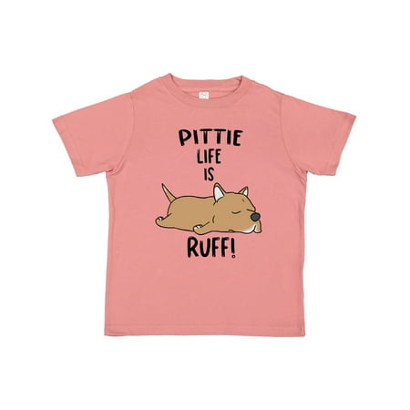 Inktastic Pittie Life is RUFF! Pit Bull Tan Gift Toddler Boy or Toddler Girl T-Shirt
Inktastic Pittie Life is RUFF! Pit Bull Tan Gift Toddler Boy or Toddler Girl T-Shirt