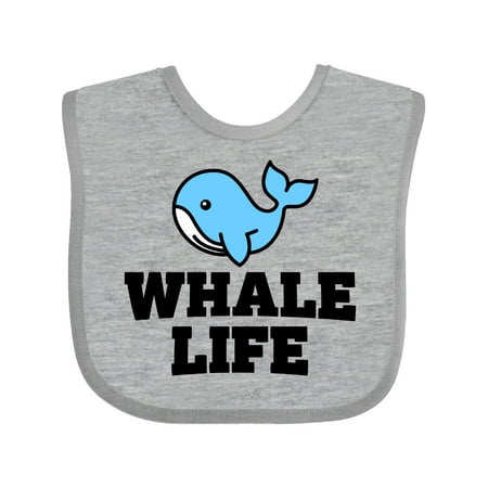 Inktastic Whale Life Gift Baby Boy or Baby Girl Bib