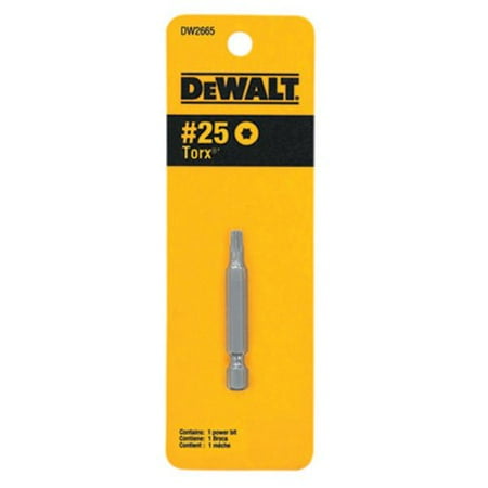 DEWALT DW2665 T25 Torx Power Bit 1 Per Card