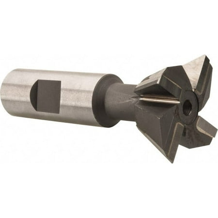 Made in USA 1-1/2 Diam x 5/8 Wide Carbide-Tipped 60° Dovetail Cutter Uncoated 3/4 Shank Diam 3-1/4 OAL 4 Teeth
Made in USA 1-1/2 Diam x 5/8 Wide Carbide-Tipped 60° Dovetail Cutter Uncoated 3/4 Shank Diam 3-1/4 OAL 4 Teeth