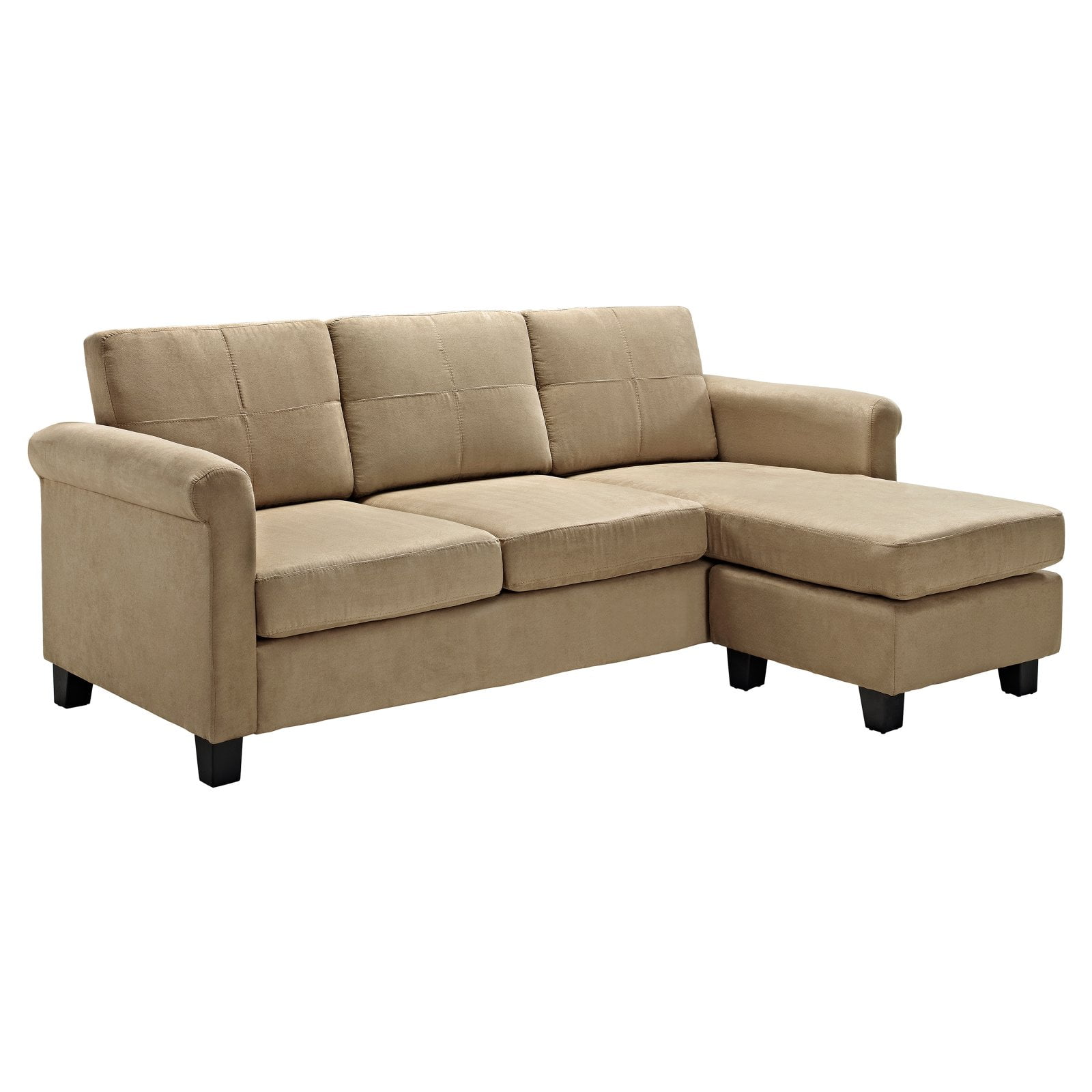 Dorel Living Small Spaces Configurable Sectional Sofa Walmart