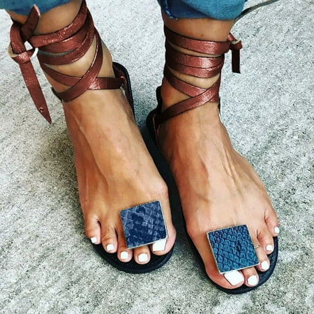 〖Yilirongyumm〗 Brown 35 Sandals Women Flip-Flops Vintage Roman Style Lace-Up Flats Sandals Open Toe Beach Shoes
〖Yilirongyumm〗 Brown 35 Sandals Women Flip-Flops Vintage Roman Style Lace-Up Flats Sandals Open Toe Beach Shoes
