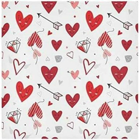 Hyjoy Valentine s Day Love Heart Cloth Napkins 6 Pack Oversized Washable Reusable Polyester Dinner Table Napkins for Family Restaurant Party Decor 20 x 20 Inch
Hyjoy Valentine s Day Love Heart Cloth Napkins 6 Pack Oversized Washable Reusable Polyester Dinner Table Napkins for Family Restaurant Party Decor 20 x 20 Inch