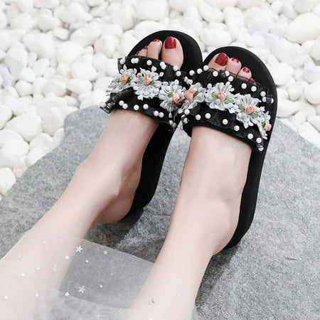 Cathalem No Slip Slippers for Women Summer Fashion Flat Sandals For Women Beach Casual Slide Slippers Home Slippers Women Winter Black 7
Cathalem No Slip Slippers for Women Summer Fashion Flat Sandals For Women Beach Casual Slide Slippers Home Slippers Women Winter Black 7